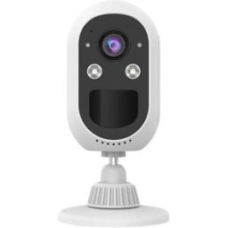 INF Caméra de surveillance sans fil 4MP étanche pour extérieur avec détection de mouvement PIR et audio bidirectionnel 128