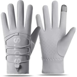 INF Gants d'hiver chauds: Tactiles, Antidérapants, Coupe-vent pour Sports d'Extérieur Gris