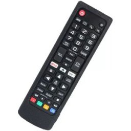 INF Housse de protection en silicone compatible avec la télécommande universelle LG Le noir