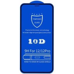 INF Pack de 4 protections d'écran en verre trempé 10D HD (film nu) compatibles avec iPhone 17 Pro Max (6,9 pouces) avec kit