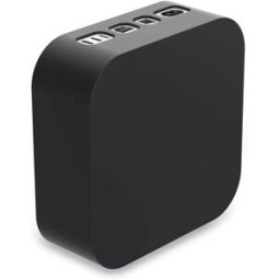 INF Étui élégant en silicone pour Mac Mini M4/Pro Le noir