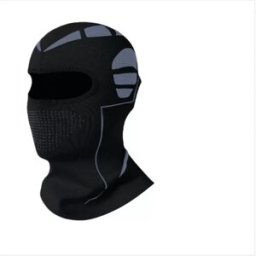 INF Cagoule de cyclisme compatible avec casque : sans couture, haute élasticité et coupe-vent Bleu foncé