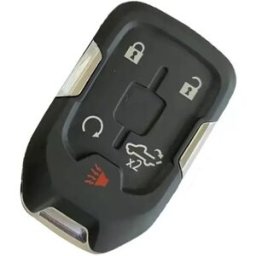 INF Coque de clé à 5 boutons pour pick-up Chevrolet/GMC - Remplacement de télécommande intelligente