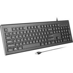 INF Clavier Filaire : 104 Touches avec Design de Touches en Goutte d'Eau pour Bureau