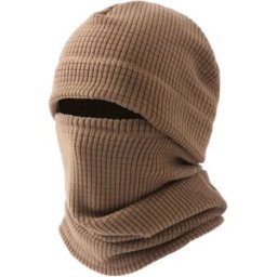INF Ensemble cagoule et tour de cou thermique coupe-vent doublé polaire pour sports d'hiver et cyclisme Kaki