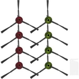 INF Brosses latérales de remplacement Ecovacs Deebot - Ensemble de 10 pièces