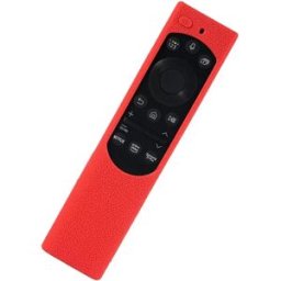 INF Étui de protection en silicone compatible avec la télécommande solaire Samsung BN59 - Antichoc, antidérapant Rouge