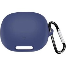 INF Étui en silicone compatible avec les écouteurs Bluetooth Anker Soundcore Liberty 4 Pro - Housse de protection Bleu