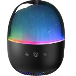 INF Diffuseur d'arômes 3-en-1 pour le sommeil, veilleuse et humidificateur - Brume silencieuse, changement de couleur Le noir