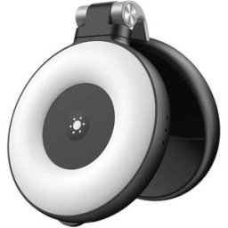 INF Lampe torche magnétique MagSafe pour téléphone portable - Flash 15 W, éclairage d'appoint doux 3 W, batterie 500 mAh. Le noir