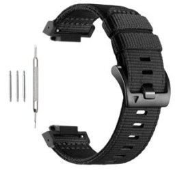 INF Bracelet de Montre G-Shock en Nylon : Améliorez Votre Bracelet Casio G-Shock Le noir