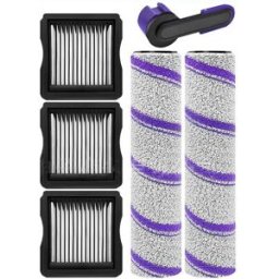 INF Kit d'accessoires de remplacement compatible avec l'aspirateur robot NARWAL S3/F2 - Brosses principales, filtres et boucle