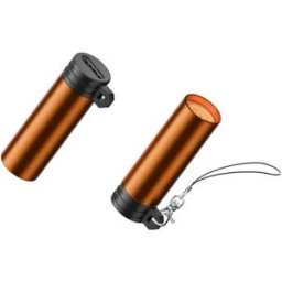 INF Briquet mini Type-C à allumage par souffle (Pack de 2) - USB-C 6.5W 5V1.3A, Alliage d'aluminium, Résistant au vent Orange