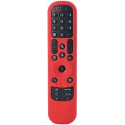 INF Étui de protection en silicone compatible avec la télécommande LG AN-MR21GC MR21N Magic - Antidérapant, antichoc Rouge