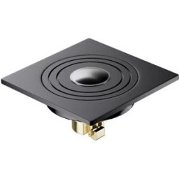 INF Siphon de sol pour machine à laver gris canon avec noyau en cuivre