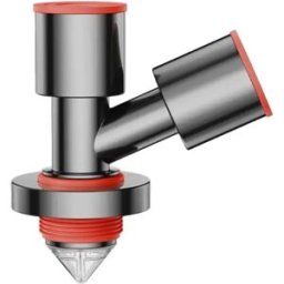 INF Bouchon Anti-Odeur Gris Canon en Acier Inoxydable pour Machine à Laver - Connecteur Trois Voies