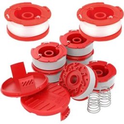 INF Kit de Bobine de Fil de Coupe-Bordure - 8 Bobines, 2 Bouchons, 2 Ressorts - Compatible avec Craftsman Weedwacker