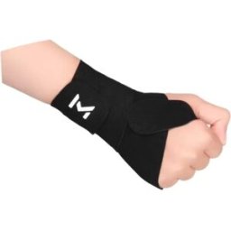 INF Attelle de Support Pouce et Poignet pour Soulagement de la Tendinite - Matériau Lycra Le noir