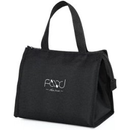 INF Sac à lunch isotherme pour adultes, petit sac à lunch noir