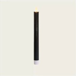 INF Bougie Électronique LED Série Magic Black - Diamètre 2cm, Hauteur 24.5cm