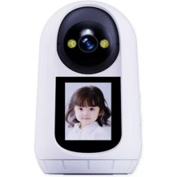 INF Caméra d'appel vidéo 2MP - Appel vocal IA sans fil, Moniteur intelligent HD Panoramique/Inclinaison