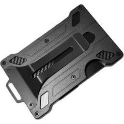 INF Porte-cartes RFID pour 6 cartes et porte-carte d'identité avec clip