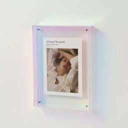 INF Cadre photo en acrylique créatif pour décoration de table et murale S Multicolore