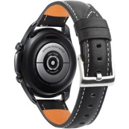 INF Bracelet de montre compatible avec Samsung Galaxy Watch 3 (45 mm) Noir