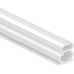 INF Lot de 2 joint d'étanchéité I-beam en mousse EPDM - Auto-adhésif à dos acrylique, insonorisant et étanche pour portes et Blanc