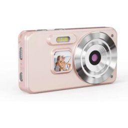 INF Appareil Photo Numérique CCD Haute Définition avec Écran 2.8 Pouces & Carte TF 32 Go Rose