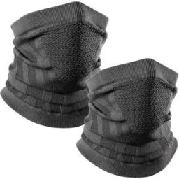 INF Lot de 2 masques de cyclisme - Cache-cou thermique coupe-vent pour ski, moto et vélo