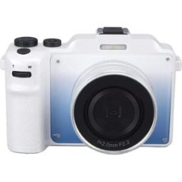 INF Appareil photo numérique 4K 48MP zoom numérique 18X/stabilisation/autofocus Blanc