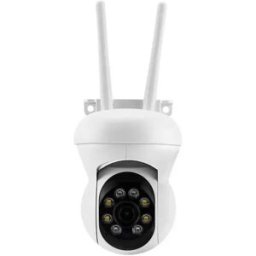 INF Caméra de sécurité sans fil HD 200W avec panoramique et inclinaison, vision nocturne en couleur