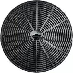 INF Filtre à charbon actif pour hotte - Lot de 2, cadre ABS noir pour circulation interne, 15.3cm x 15.3cm