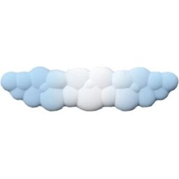 INF Ensemble tapis de souris ergonomique avec repose-poignets - Bleu dégradé