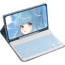INF Étui Clavier Bluetooth Rétroéclairé - Compatible avec Samsung Tab S6 Lite 10.4 pouces