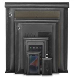 INF Sac isolant ignifuge RFID - Pochette Faraday étanche pour clés de voiture, téléphone, tablette, ordinateur portable et