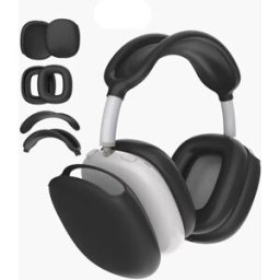 INF Étui de protection en silicone en 4 parties pour AirPods Max Le noir