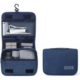 INF Trousse de toilette, trousse de toilette à suspendre, trousse de toilette Bleu