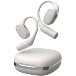 INF Écouteurs Bluetooth Ouverts OWS : Autonomie Longue Durée, Confort et Liberté pour le Sport Beige
