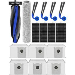 INF Kit d'accessoires de remplacement pour aspirateur robot compatible avec Ecovacs Deebot T90 Pro - Brosse principale, brosse