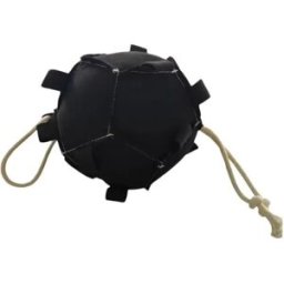 INF Balle d'alimentation d'entraînement pour cheval (Noir) - Polyester, distributeur de carottes et sac à foin d'enrichissement