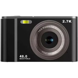 INF Caméra numérique 2,7K 48MP, zoom 16x, anti-tremblement, reconnaissance faciale