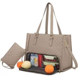INF Sac à lunch isotherme kaki - Gardez les aliments frais lors de vos déplacements