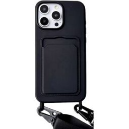 INF Étui de protection pour iPhone 16 avec porte-cartes et cordon iPhone 16 Pro