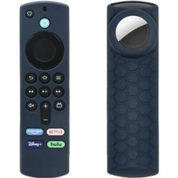 INF Housse de protection de télécommande pour Fire TV Stick 2024ALEXA 3e génération airtag Bleu foncé