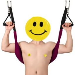 INF Ceinture de traction lombaire réglable avec poignées - Soulagement des maux de dos violet