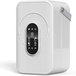 INF Purificateur d'air H13 HEPA compatible avec CADR 100 m³/hr, ioniseur plasma et ozone 10 mg/h, écran tactile - Portable et