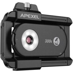 INF Lentille de microscope externe HD 300x pour téléphone, compatible avec Huawei, Samsung, APPLE, Garmin