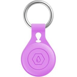 INF Étui de protection en silicone pour Apple AirTag Violet clair
